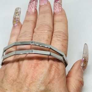 Stainless Steel Bangles 2pcs